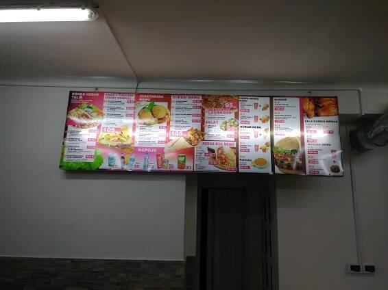 Menu - Queen's kebab Vršovice