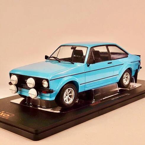 Ford Escort RS Mexico MkII (1977) modrá  - IXO 1/18 - Modely automobilů