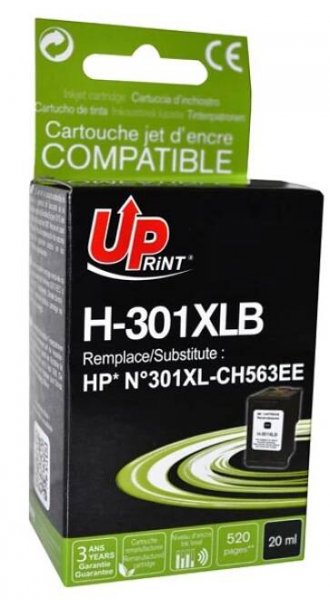 Kompatibilní HP 301XL, HP CH563EE černá, 14ml - Cartridge Toner