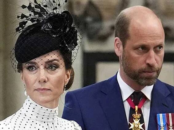 Prince William and Princess Kate make solemn appearance with King Charles at VE Day service – best photos