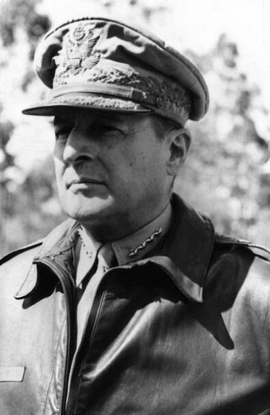 Service summary of Douglas MacArthur