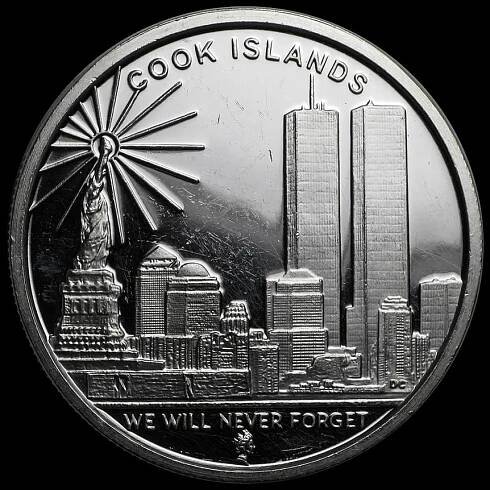 The Perth Mint Australia Cookovy ostrovy Silver Dollar Prooflike - Zlato pro radost