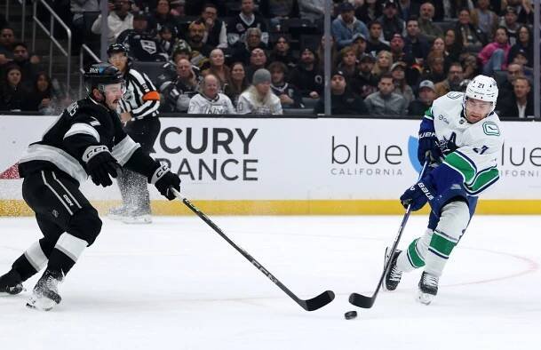 NHL: Vancouver Canucks at Los Angeles Kings