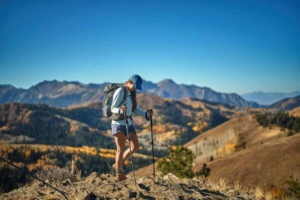 Murdock peak hike in millcreek canyon in the fall 