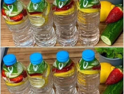 Detox a zároveň udržení zdraví: Zdravá voda s citronem, jahodami, okurkami a mátou má blahodárný vliv na vaše tělo