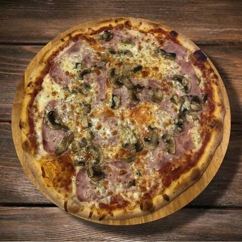 32 cm Prosciutto e funghi