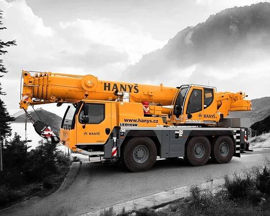 Jeřáby, autojeřáby, Liebherr jeřáby | Hanyš - Jeřábnické práce s.r.o.