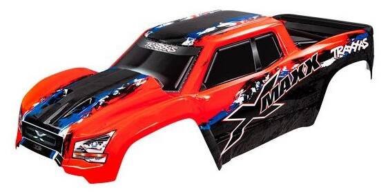 X-Maxx: Traxxas karoserie (červená)