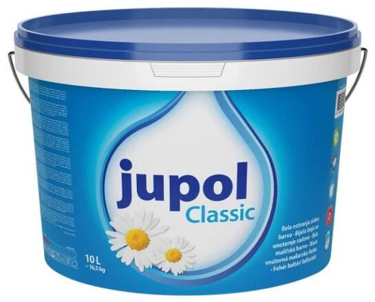 Jub Jupol Classic malířská barva, 10 l, 15 kg - Tvé Barvy