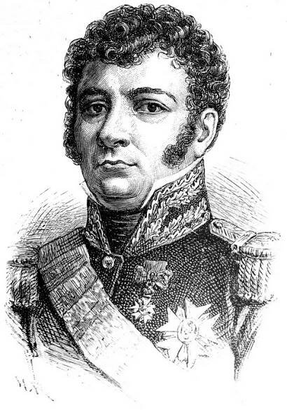 Francouzský divizní generál Dominique-Joseph René Vandamme (1770-1830), velitel I. sboru Napoleonovy Velké armády. Foto sbírka VHÚ.
