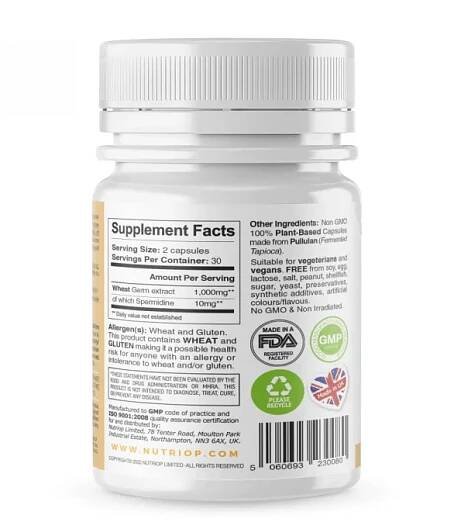 Nutriop® Pure Spermidin - 60 kapslí