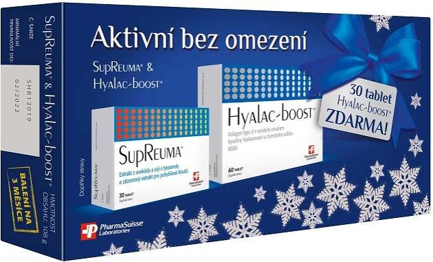 SUPREUMA a HYALAC-BOOST 60 tbl. - AKČNÍ VÁNOČNÍ BALENÍ