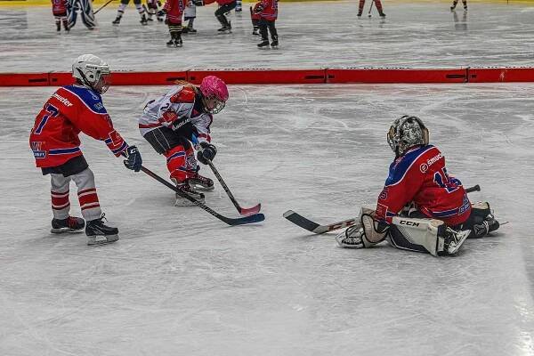 FOTO, VIDEO: Děti si hokejový den na zimáku v Klatovech užily, podívejte se