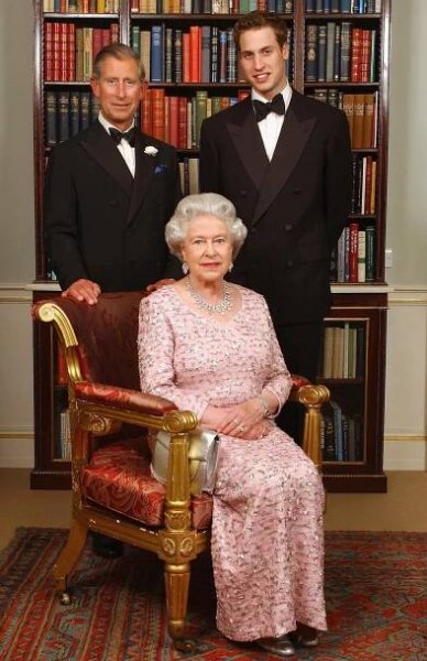Other members of the Queen's family are looking at moving nearby Windsor, including her grandson Prince William (above right).
