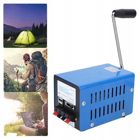 NOUZOVÝ RUČNÍ GENERÁTOR PROUDU 20W Model F20