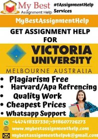 Victoria University Assignment Help - My Best Assignment Help