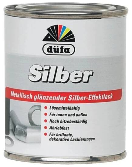 Düfa Stříbrná žáruvzdorná barva SZB - Silber 0,125 L