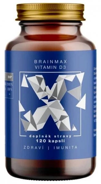 BrainMax Vitamin D3 120 kapslí