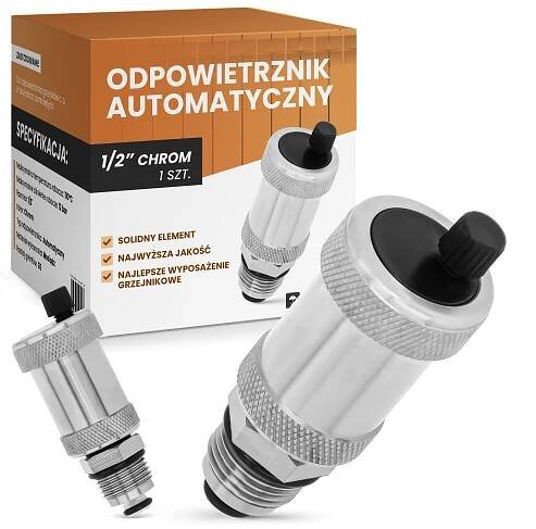 Odvzdušňovač radiátoru Automatický vertikální 1/2'' odvzdušňovací ventil