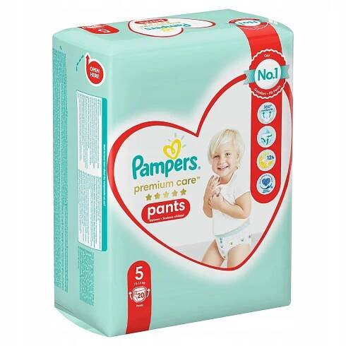 Plenkové Kalhotky Pampers Premium Care Velikost 5 20 ks