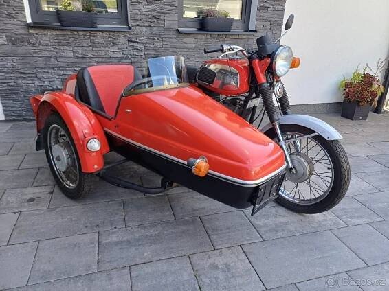 Jawa 350/634 + velorex 562 s TP - Jindřichův Hradec