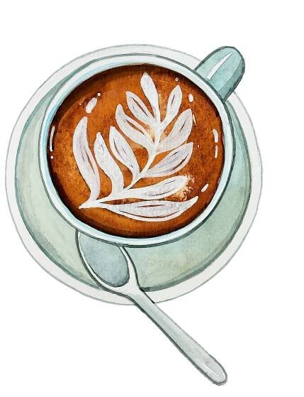 Kavárna, Káva, Latte Art, Cappuccino