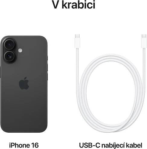 iPhone 16 128GB černá