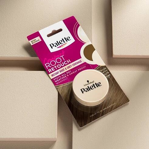 Schwarzkopf Palette Compact Root Retouch vlasový korektor odrostů a šedin s pudrovým efektem