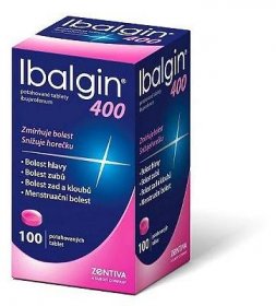 Ibalgin 400 tablety potažené 100 x 400 mg - srovnání cen | Leano.cz