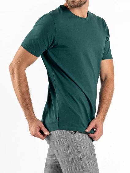 TallGuys Pánské prodloužené tričko | óčko | Smaragd green