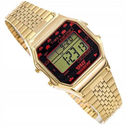 PÁNSKÉ HODINKY TIMEX TW2V30100 T80 SPACE INVADERS DIGITÁLNÍ