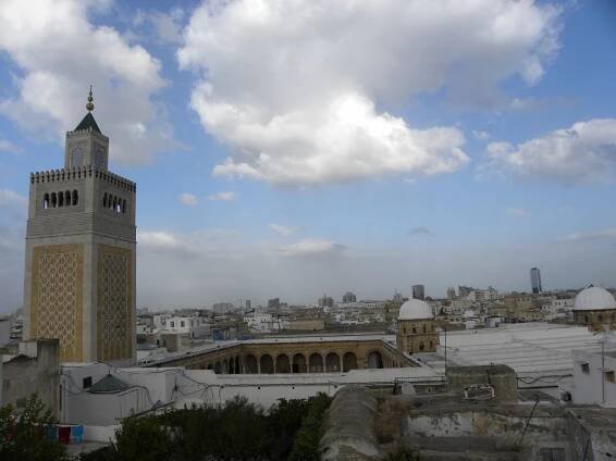 Al-Zaytuna Mosque in the Medina of Tunis