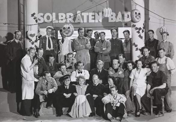 Eva Lunde - En herre med bart - Z natáčení