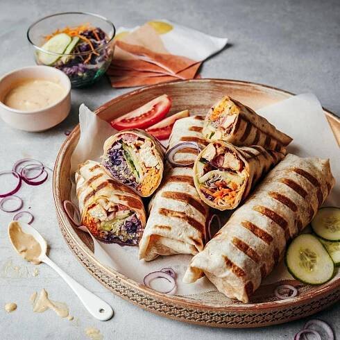 Grilovaná shawarma s omáčkou chipotle - recept OptiGrill 2in1 | Tefal
