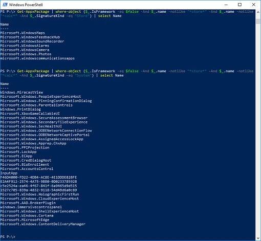 Removing useless Windows 10 preinstalled apps
