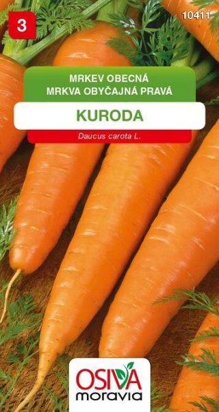 Obrázek z Mrkev raná - Kuroda Osiva moravia 3 g 