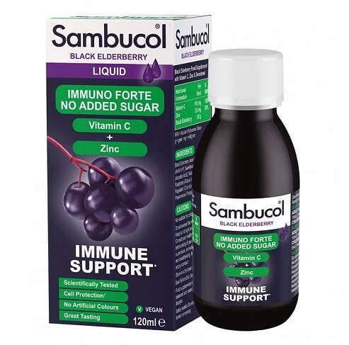 Sambucol Immuno Forte No Added Sugar sirup - Nature Road s.r.o.