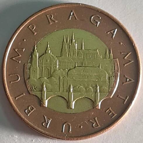 50 Kč rok 1993 mincovna Hamburg, 1/10 - Numismatika