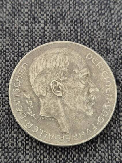 Vzácná medaile Anšlus Rakouska stříbro - Numismatika