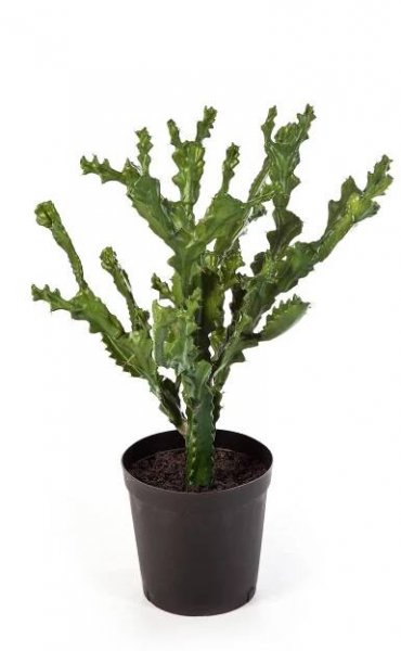 Luxusní umělý kaktus HORSKÝ KAKTUS KVĚTINÁČEM, 76 cm