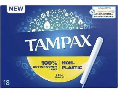 Tampax Regular Tampony S Papírovým Aplikátorem 18 ks