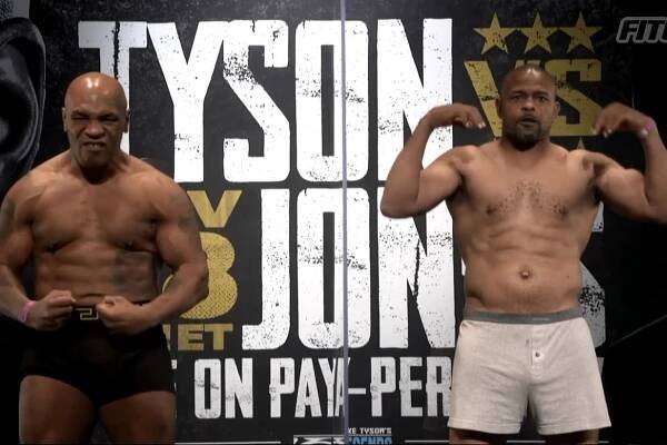 Tyson a Jones na váze