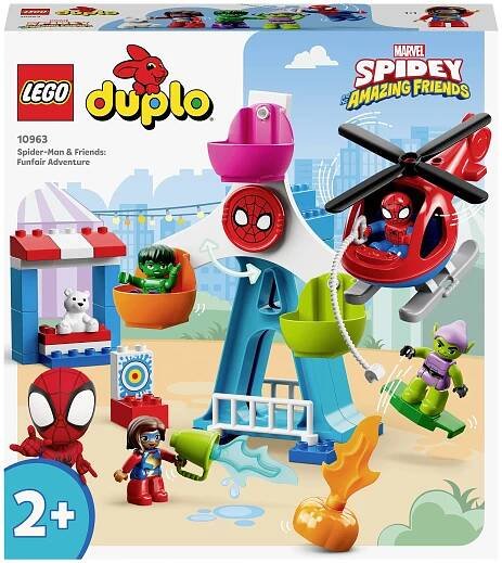 Obrázek produktu pro LEGO DUPLO Marvel 10963 Spider-Man a přátelé: Dobrodružství v lunaparku (41 dílků)