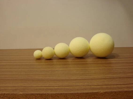 Rehabilitační - masážní míčky průměr 2-9 cm