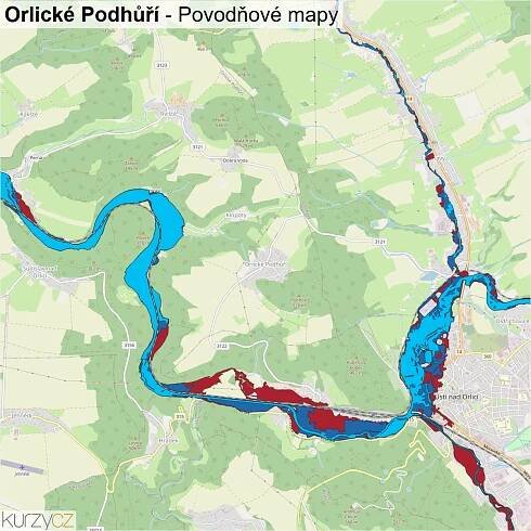 Orlické Podhůří - mapy | Kurzy.cz
