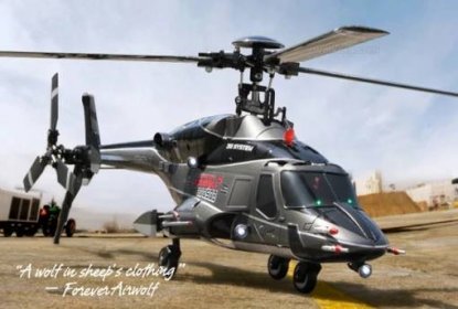Revoluční RC vrtulník WALKERA AIRWOLF 200SD3 DEVO8 2,4GHZ RTF