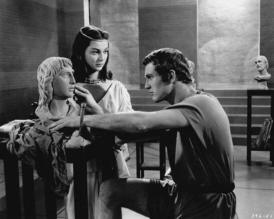 Stříbrný kalich - Z filmu - Pier Angeli, Paul Newman