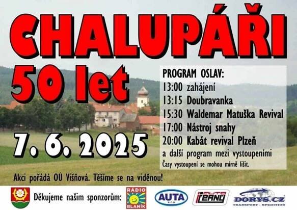 Vzpomínky, muzika i autobus RTO. Višňová si připomněla ves Třešňovou z Chalupářů