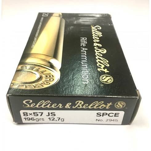 8x57 JS SPCE 196grs/12,7g Sellier&Bellot 