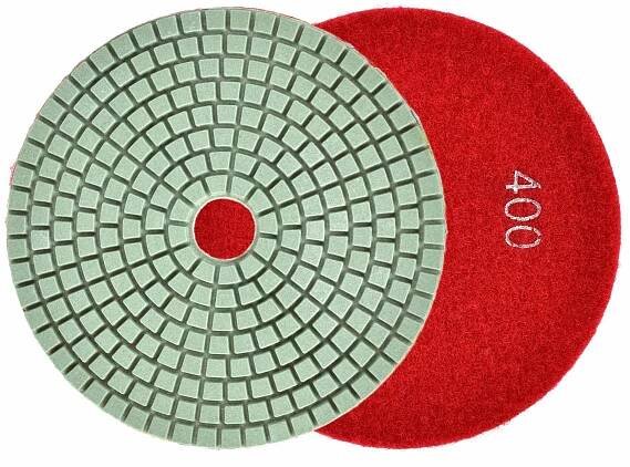 Leštící kotouč pro mokré broušení porcelánových dlaždic 125mm GR400 GEKO